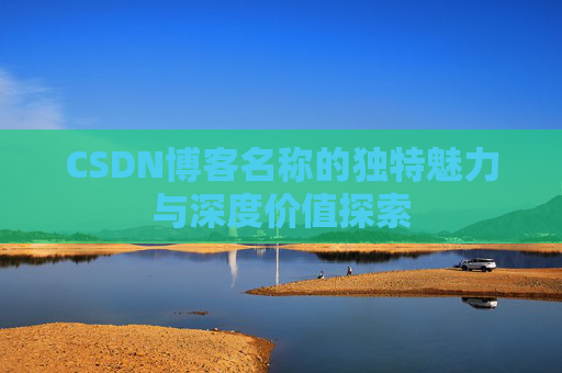 CSDN博客名称的独特魅力与深度价值探索